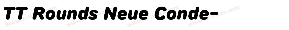 TT Rounds Neue Conde字体转换